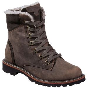 LL Bean Womens Rugged Cozy Boot Ash Size 9.5